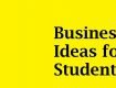 Business Ideas for Students - Easy and Inexpensive